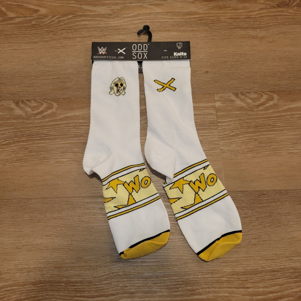 Odd Sox Knits WWE Ric Flair Wooo Crew Socks Size 6-13 New